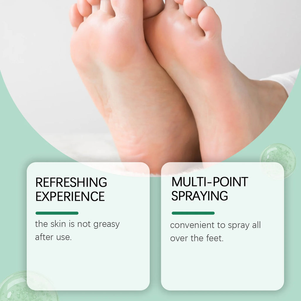 Foot Peeling Spray Gentle Moisturizing Improve Dryness & Heel Cracking Rermove Dead Skin Exfoliating Foot Moisture Spray Zpaxo