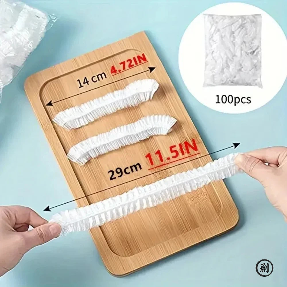 Reusable Stretch Lids & Disposable Shower Caps – 100/200pc