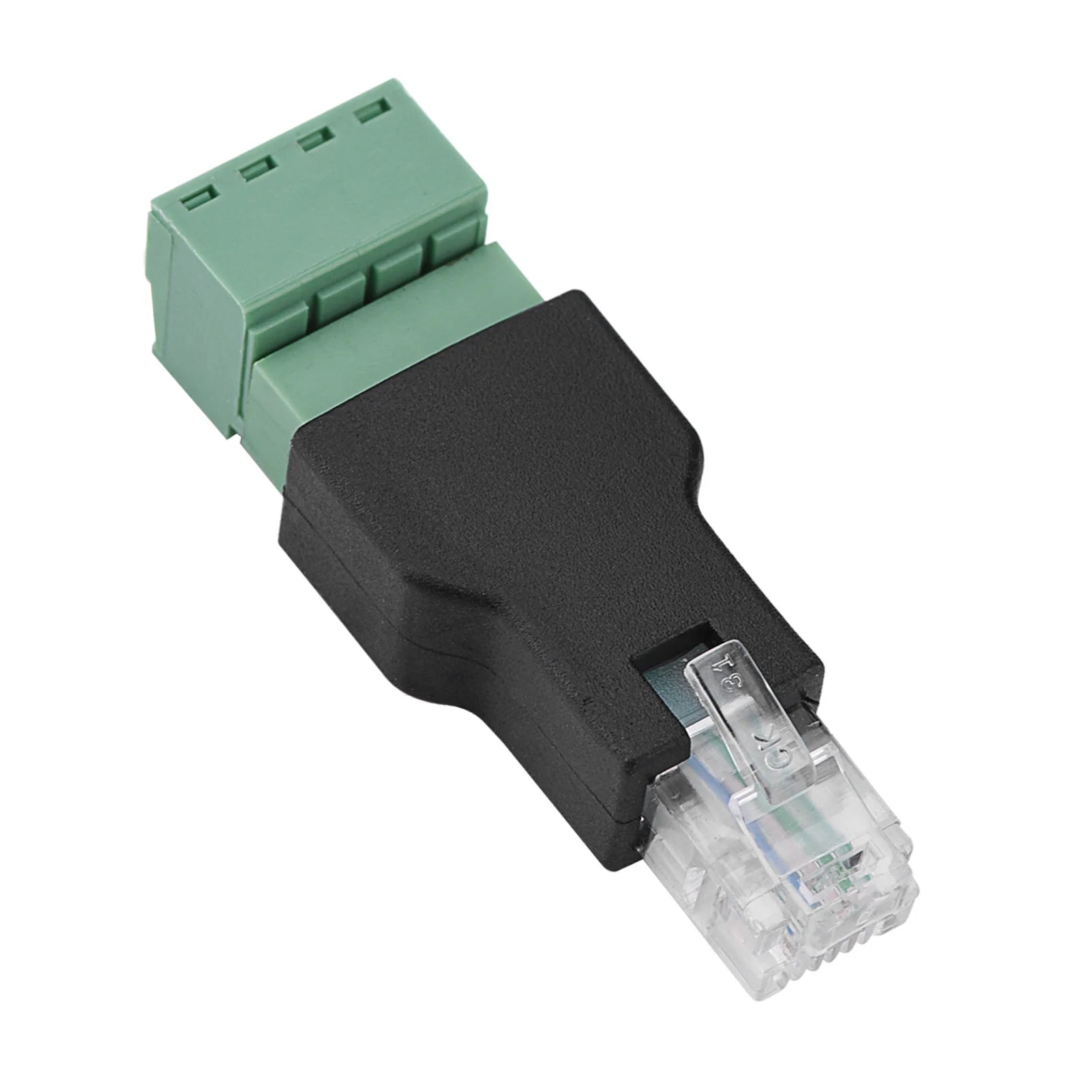 Ethernet Connector RJ11 6P4C Male 4 Pin Screw Terminal