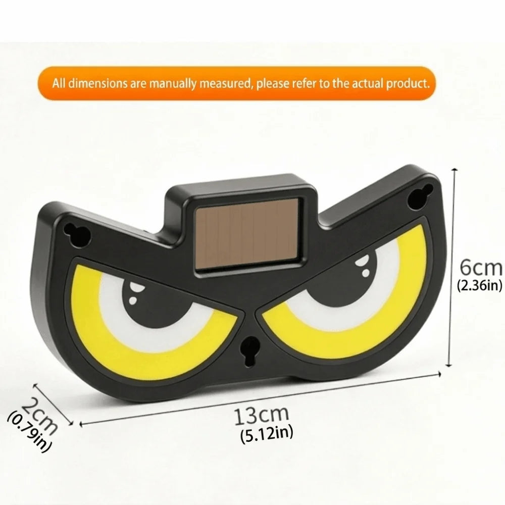Car Accessories No Drill Solar Light Wireless Suction Cup Demon Eye Zpaxo