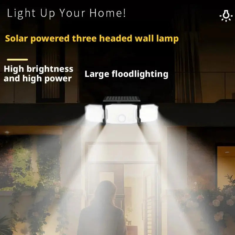 Solar Induction Wall Light IP67 Waterproof Rotatable Outdoor Lamp Solar Wall Lamp Zpaxo