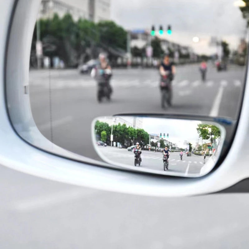 Car 360 Degree Adjustable Blind Spot Mirror Auxiliary Rearview Convex