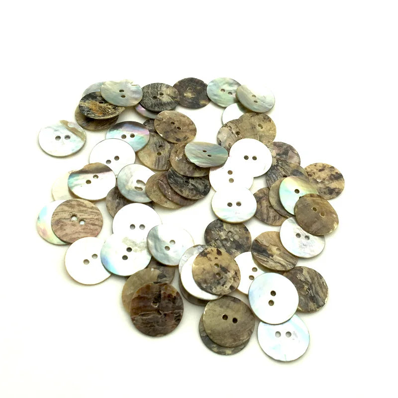 11 15 18 Natural Shell Sewing Buttons Japan Mother Pearl MOP Round 2