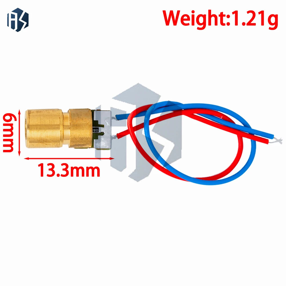 5V 650nm 5mW Adjustable Laser Dot Diode Module Red Sight Copper Head Zpaxo