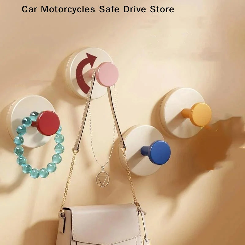 MCute Colorful Strong Suction Cup Hook No Punching Bathroom Kitchen