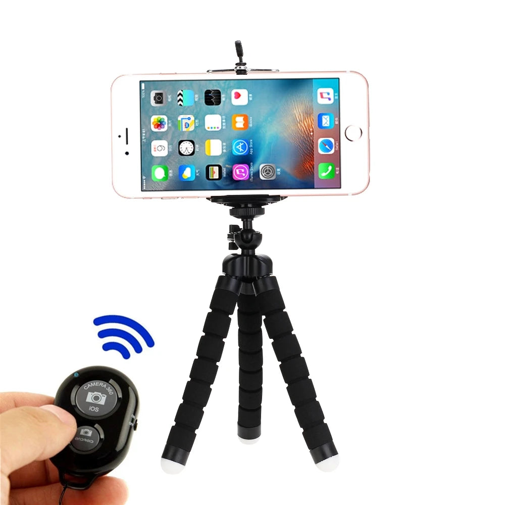 Sponge Tripod Bracket Universal Smartphone Mini Flexible Octopus Zpaxo