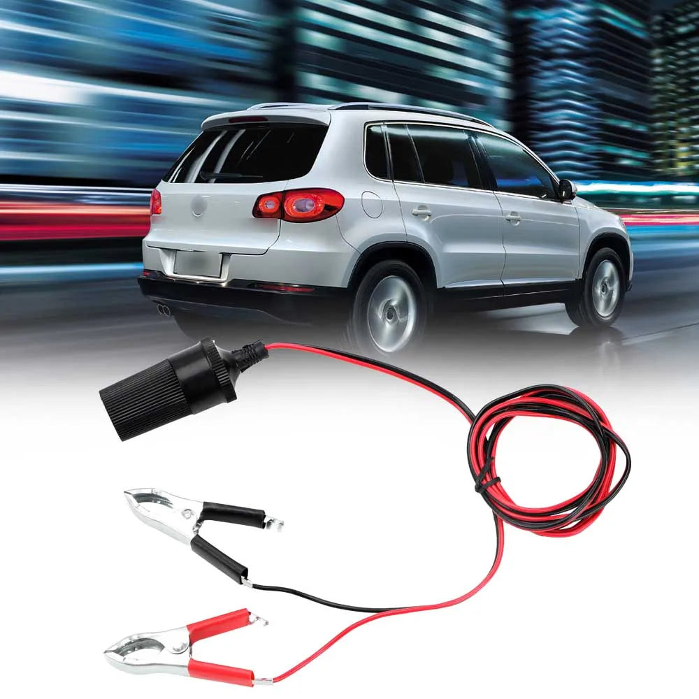 Car Accessories 12V 15A Female Batteries Socket Plug Battery Terminal