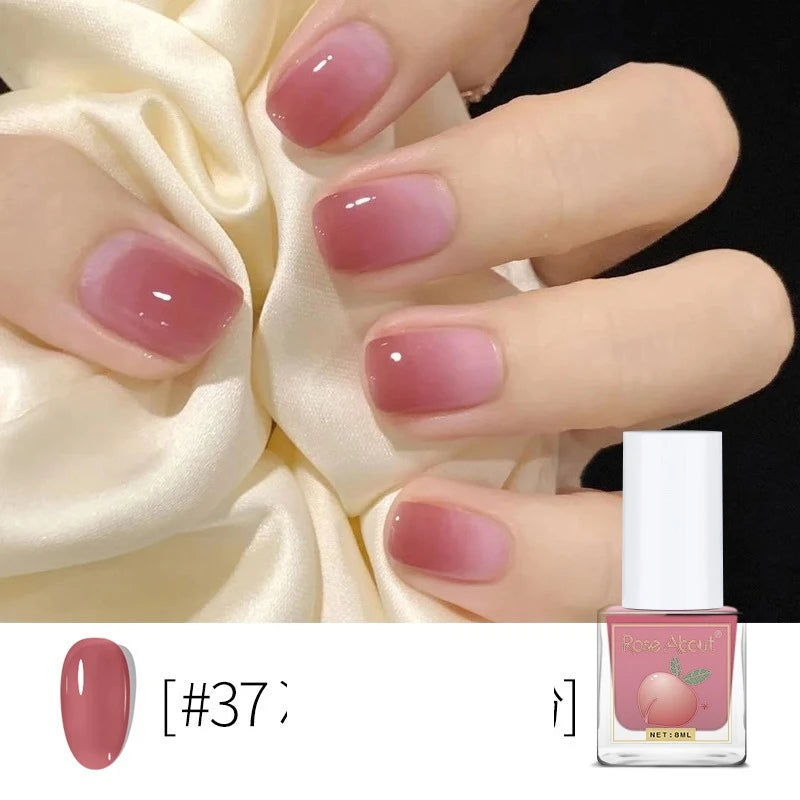 Water-based Peel-off Nail Polish No UV Lamp Needed Long-lasting Zpaxo 37