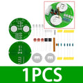Diy Electronic Kit LED Gyro DIY Welding Kit Rotating Lantern Inline Components Diy Electronic Sodering Project(No Battery) Zpaxo 1pcs