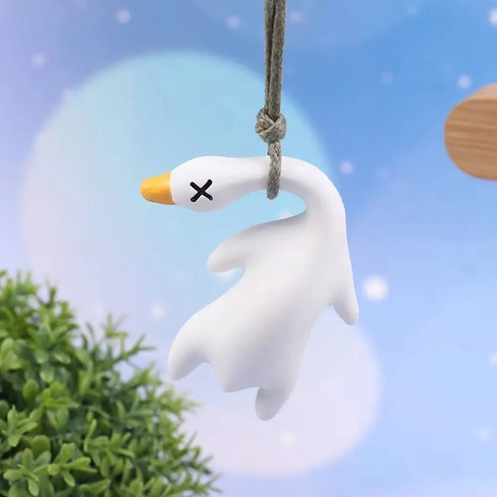 2Pcs Color Changing Color Changing Swing Goose Cute Exquisite Swing Duck Car Pendant 2Pcs Fashion Car Hanging Ornament Home Zpaxo
