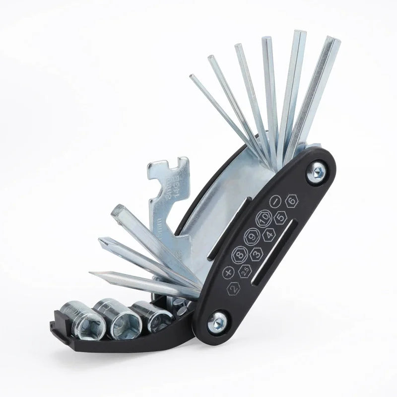 Bicycle Repair Tools Kit, Bike Accessories, Multi Tool Set with Pump Tire Patch, Portable Mountain Road BikeTire Auto Tool Set Zpaxo 1 pc Tool