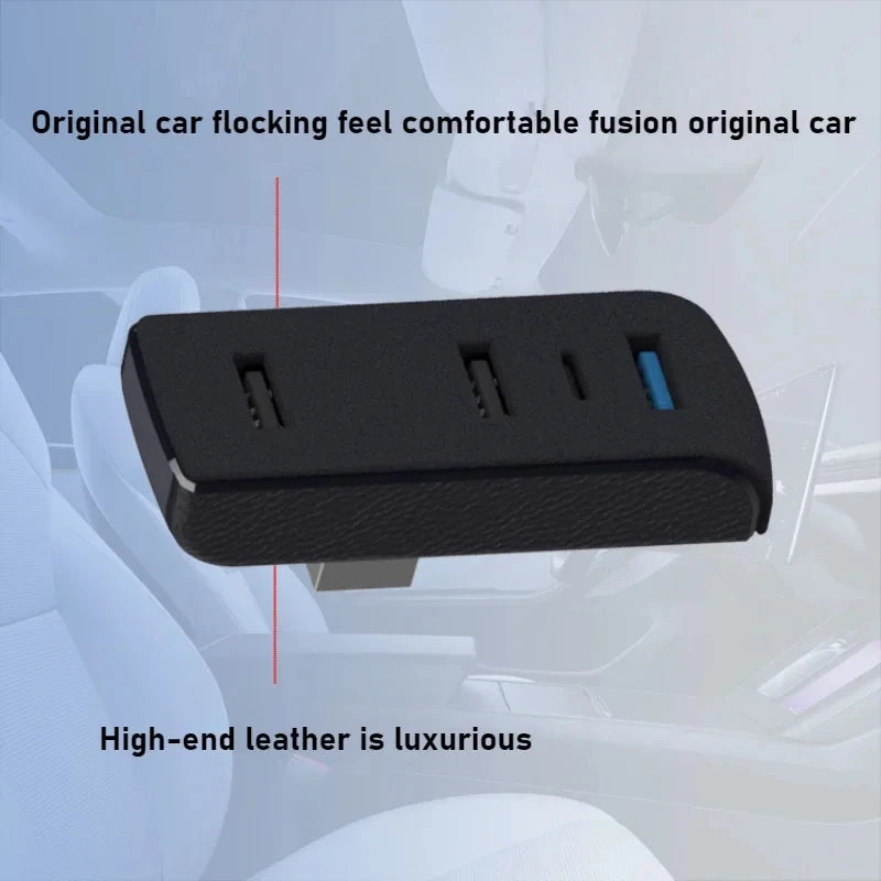Glove Box Docking Station Tesla Model 3 Y 3+ Juniper USB Hub Ports