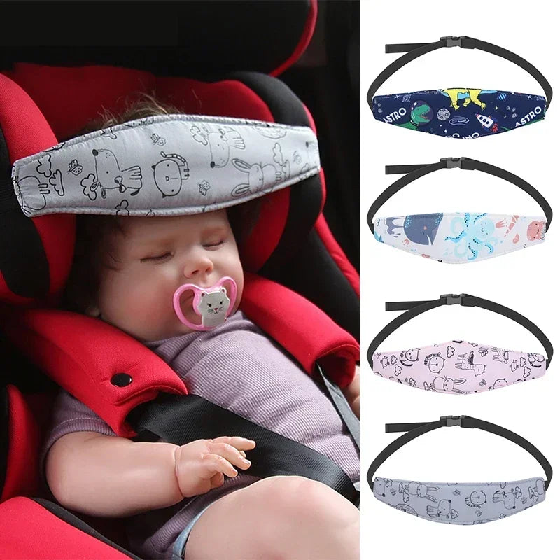 Baby Head Fixing Belt Car Seat Support Child Stroller Fastening
