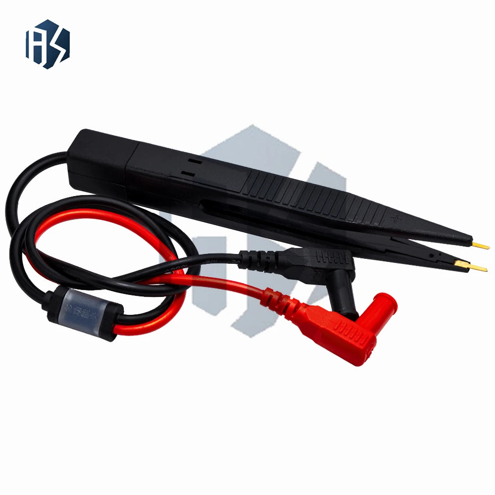 1PC SMD LCR Test Tweezers - Multimeter Probe for Patch Capacitor, Inductor & Component Holding Zpaxo