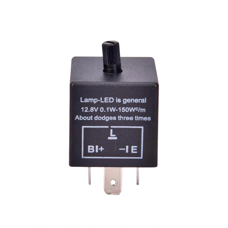 12V 3pins Car Motorcycle LED Flasher Relay Electronic Universal