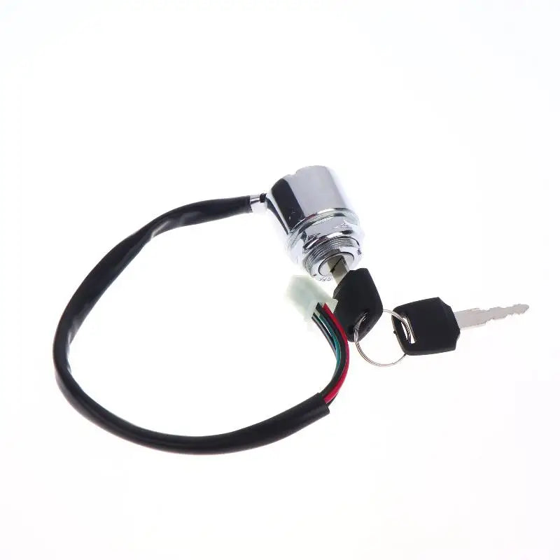 Universal Motorcycle 4-Wire Ignition Switch – Waterproof, 2 Keys