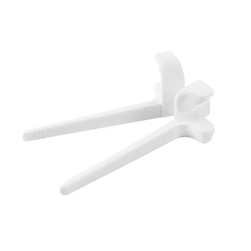 Plastic Creative Finger Chopsticks Anti-dirty Play Games Phone Clip Zpaxo WHITE