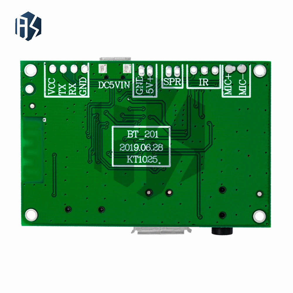BT201 dual-mode 5.0 Bluetooth receiving module Lossless audio amplifier Board car speaker DIY headset TF card U disk Zpaxo