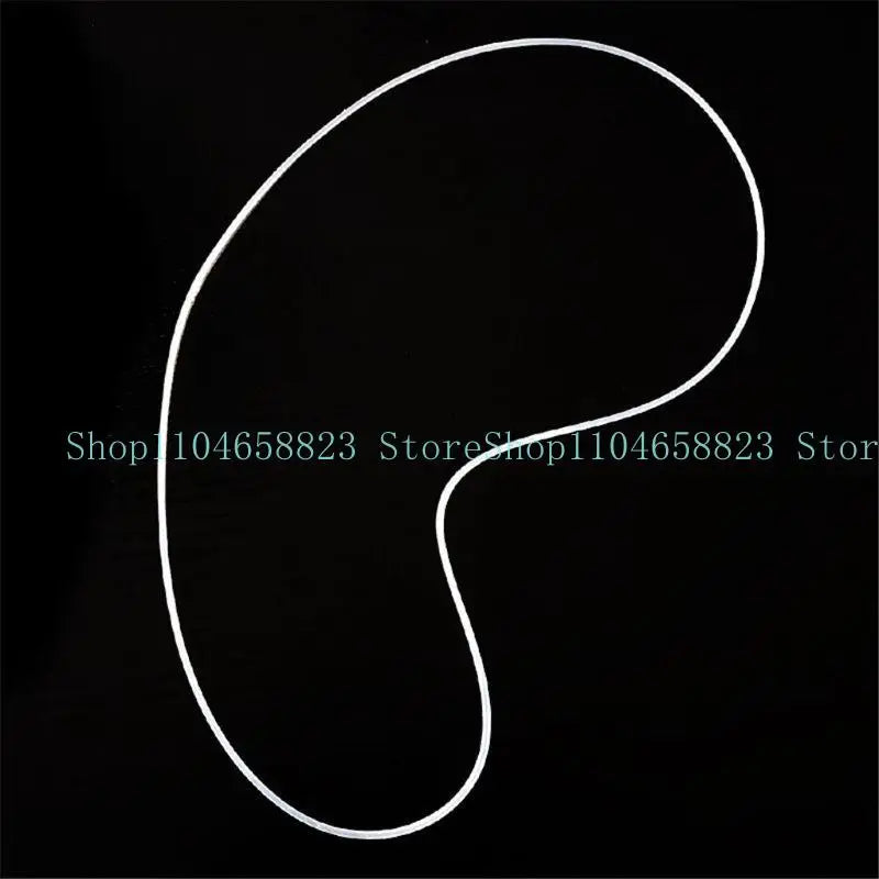 28.4cm Round Section Drive Flat Belts Rubber DVD Cassette Tape Recorder Turntable Strap Belt Cassette Tape Accessories Zpaxo