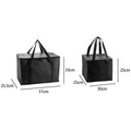 Portable Insulated Lunch Cooler Bag | Thermal Picnic Tote S/L Insulated Cooler Tote Zpaxo S and L