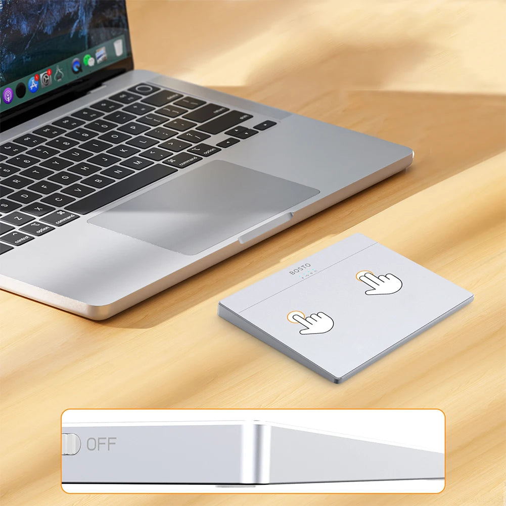 Bluetooth-compatible Touchpad Precision Haptic Feedback Portable