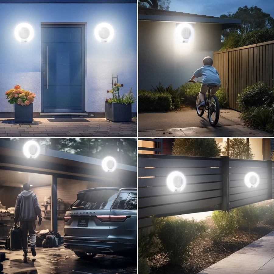 20 LED Solar Motion Sensor Wall Light – IP65 Outdoor Garden