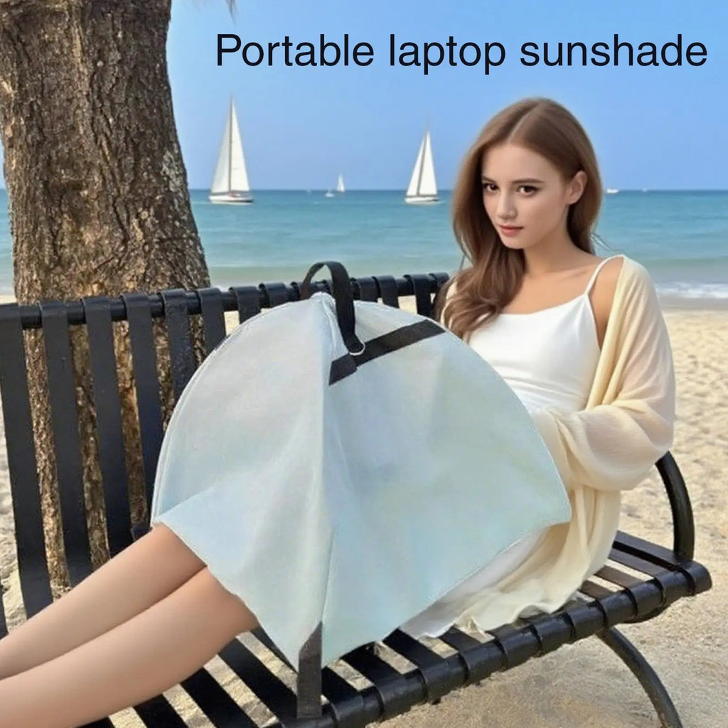 Laptop Shade Working Outside Waterproof Foldable Portable Heat UV