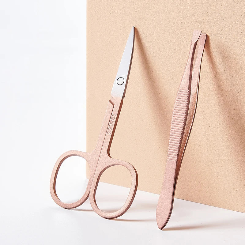 Nail clipper set - suitable for both men and women. Household nail scissors and clippers for nail filing. Ear pick for ear clean Zpaxo
