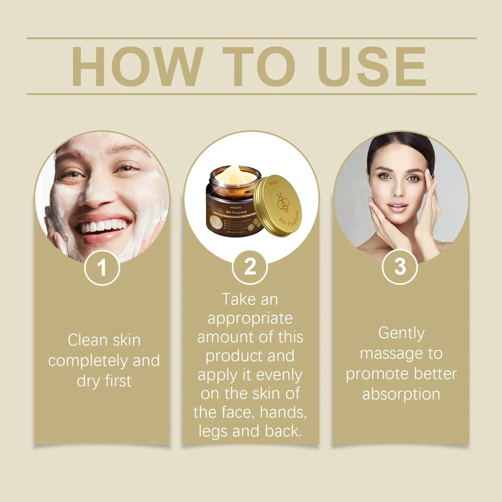 Wiyun Face Cream for Dark Spots Removal Fine Lines Repair Damaged Skin Firming Lifting Sagging Improvement Nourishing Skin Care Zpaxo
