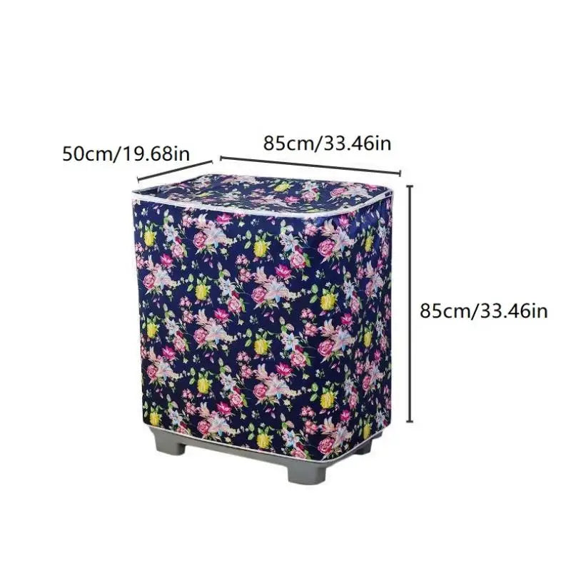Double Cylinder Washing Machine Cover Drum Dustproof Opening Semi Zpaxo