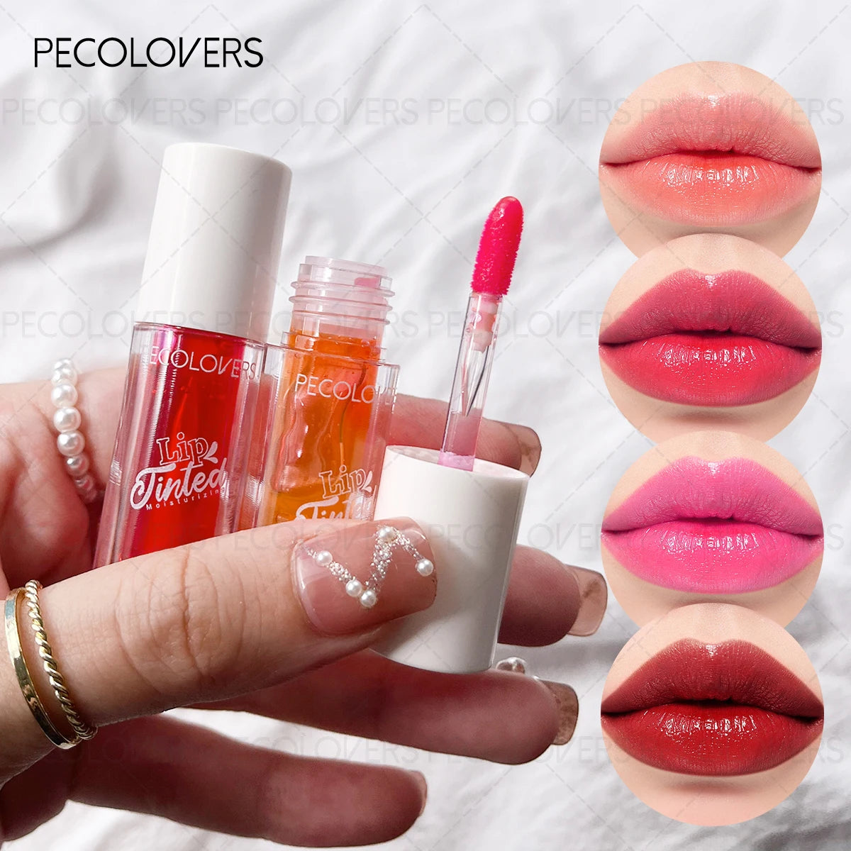 1PC Lip Stain Waterproof Dual-use Natural Effect Lips Eyes Cheeks Liquid Lip Tint for Beauty Beauty Lips Cosmetics Lip Gloss Zpaxo