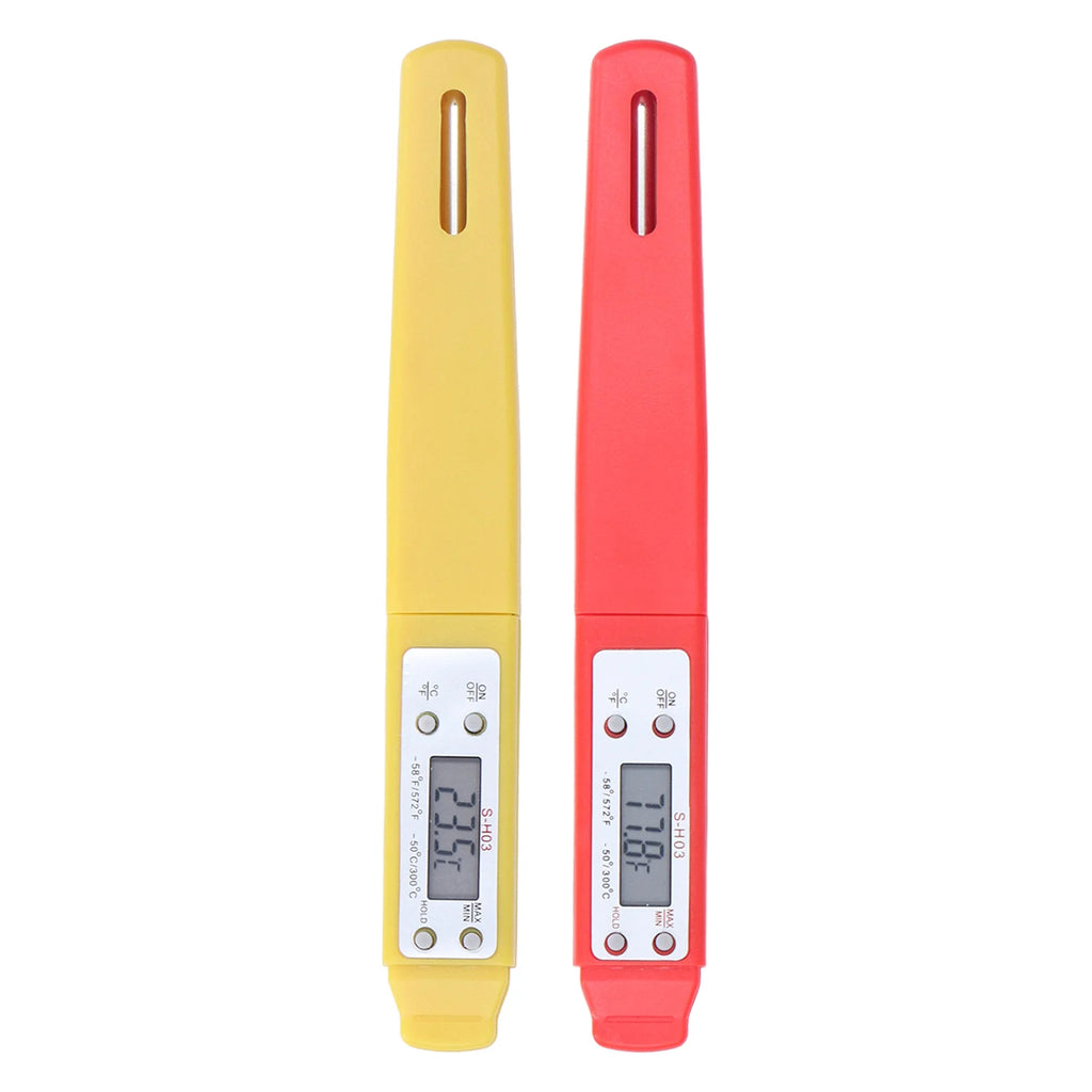 Digital Food Thermometer Automatic Calibration Pen Accuracy Electronic