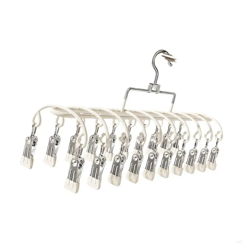 Rustproof Stainless Steel Drying Rack 20 Clip Sock Organizers Travel