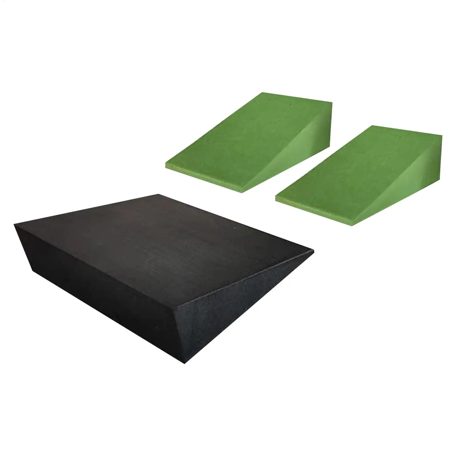 3Pcs Yoga Wedge Blocks EVA Foam Yoga Wedge Stretch Slant Boards Exercise Yoga Block Pilates Wedge Squats Fitness Accessories Zpaxo Default Title