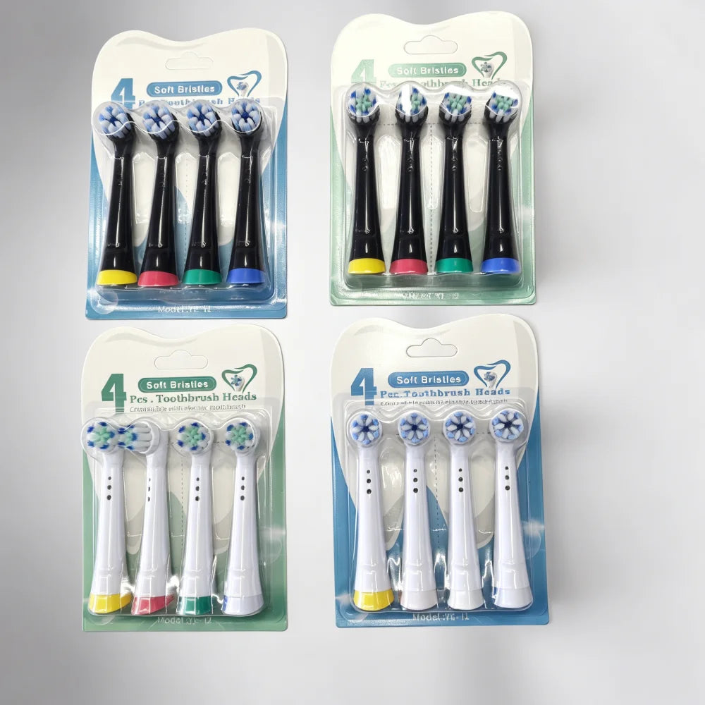 Electric Toothbrush Heads Replacement Compatible Oral-b Io Series 2 3 Zpaxo