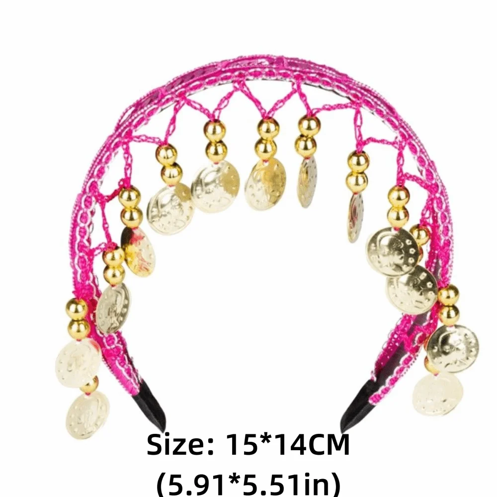 Fashion Plastic Hair Hoop Multicolored Ethnic Head Chain Headband Girls Zpaxo