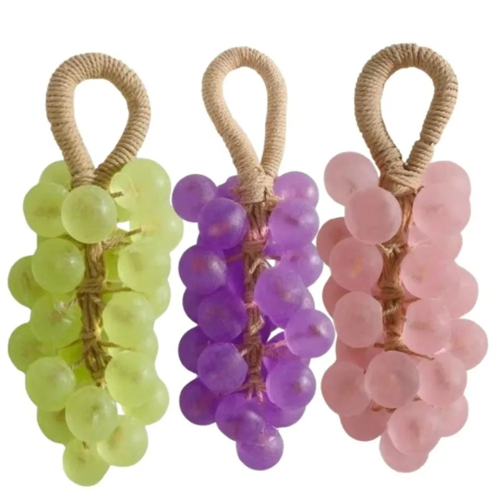 Handmade Grape Soap Rope Clear Whole Bunch Cluster Bar Crystal DIY Zpaxo