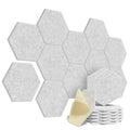 Self-adhesive Hexagonal Acoustic Panels Foam Y-shaped Liner Design