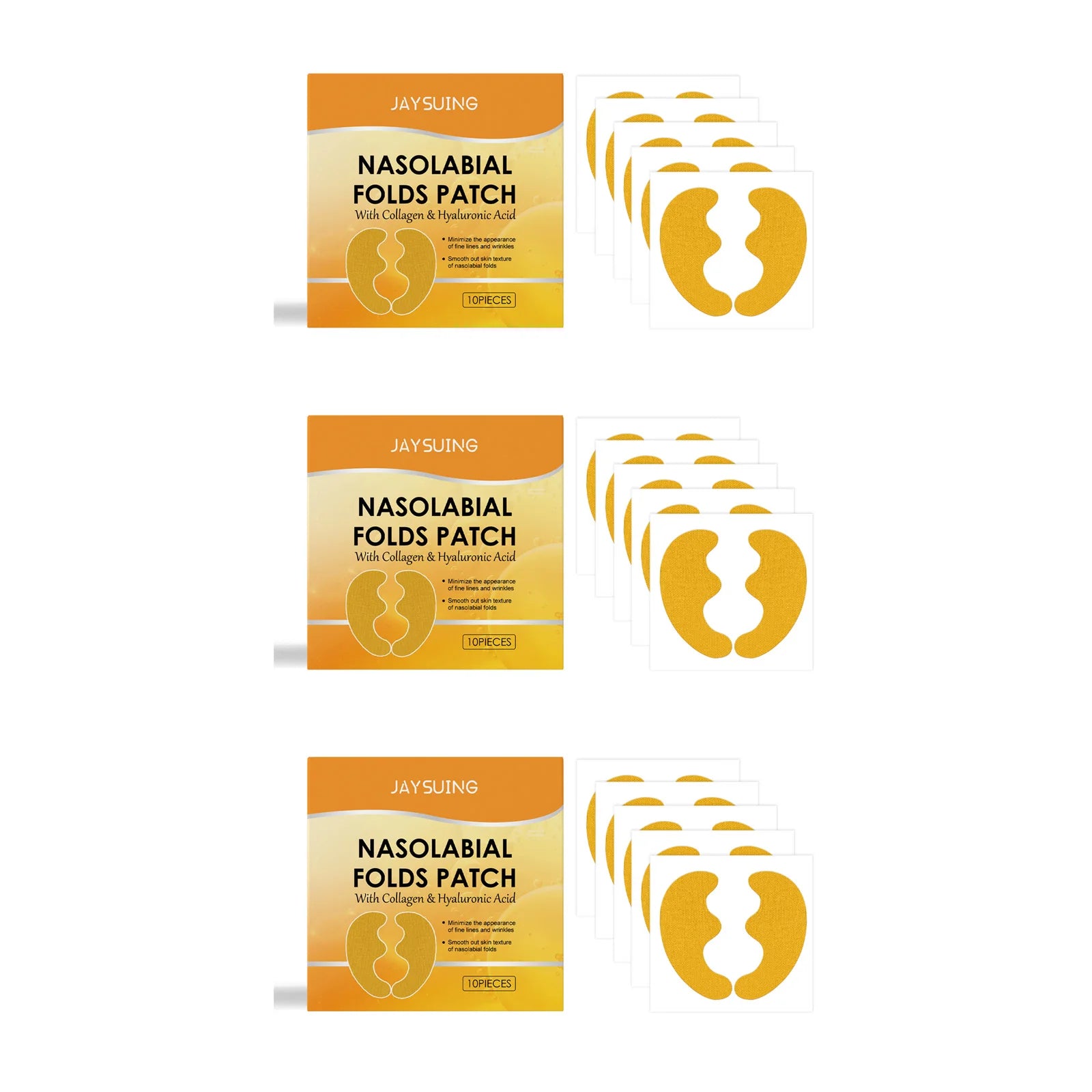 Nasolabial Fold Collagen Gel Patch – Anti-Wrinkle Face Lift Anti-Wrinkle Face Patch Zpaxo 30Pcs