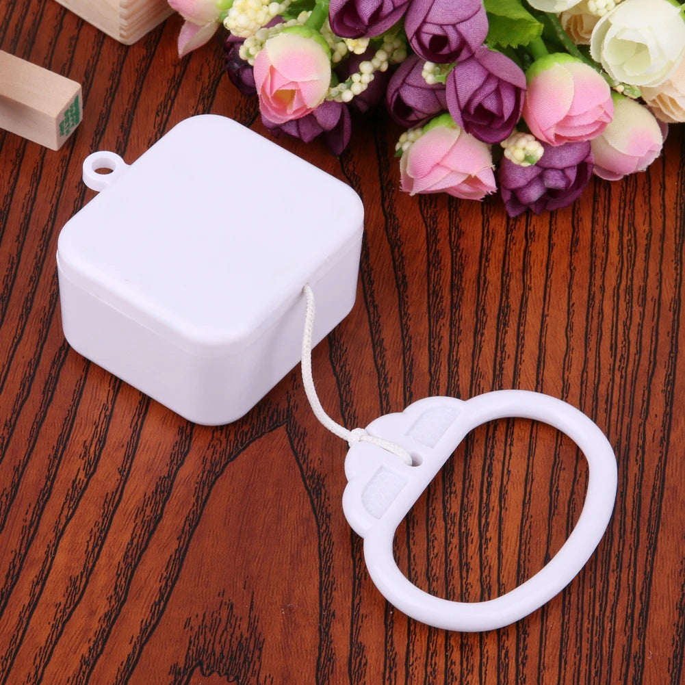 5 4 3 2 Pull String Cord Music Box Baby Kids Bed Bell Rattle Musical