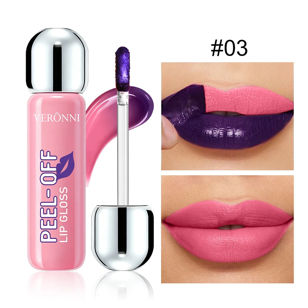 Long-lasting Peel-off Lip Gloss Waterproof Moisturizing Portable Zpaxo 03