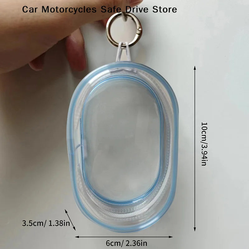 Jewelry Organizer Transparent Storage Box Pouch Mystery Plastic Cute