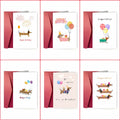 Funny Dachshund Birthday Card – Cute Wiener Dog Gift for Pet Lovers
