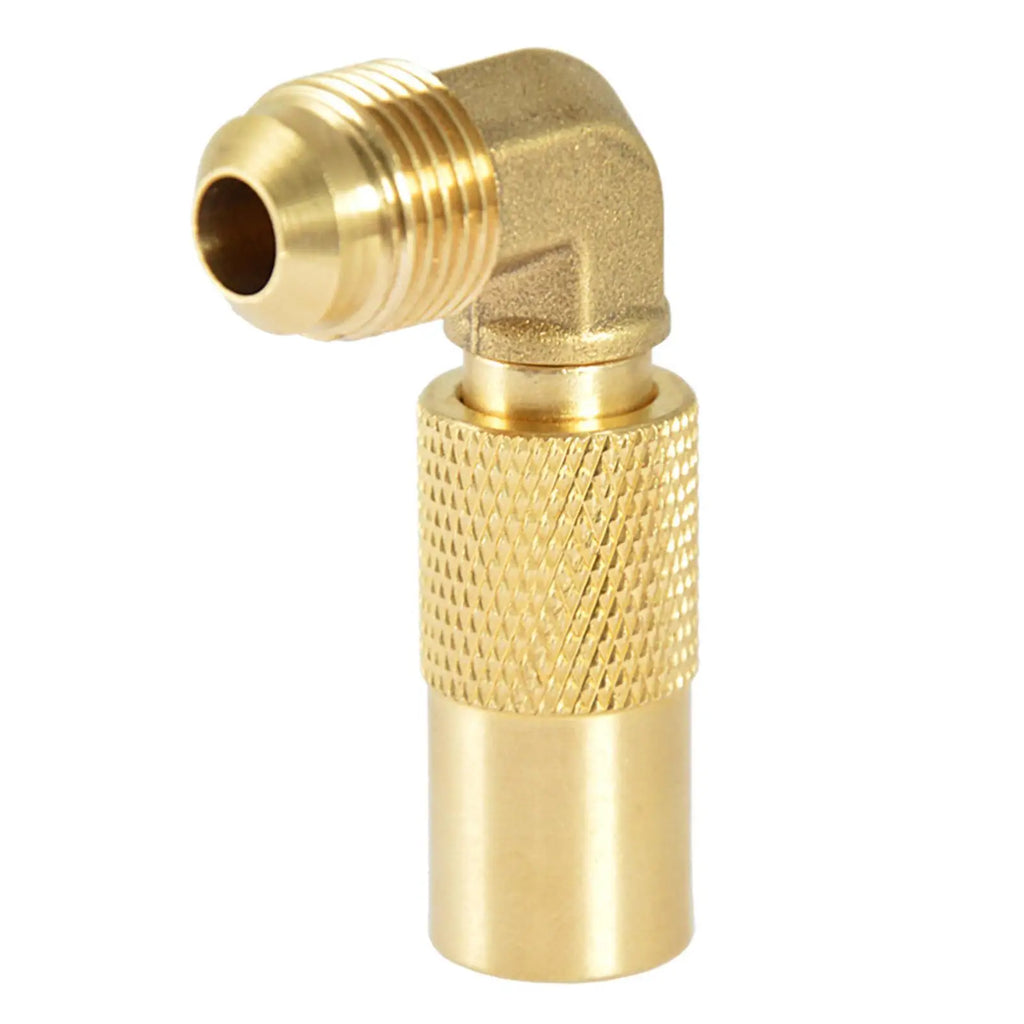 Propane Elbow Fitting Replace Low Pressure Gas Griddle Portable Quick Connect for 17" and 22" Grill 3/8 inch Propane Adapter Zpaxo