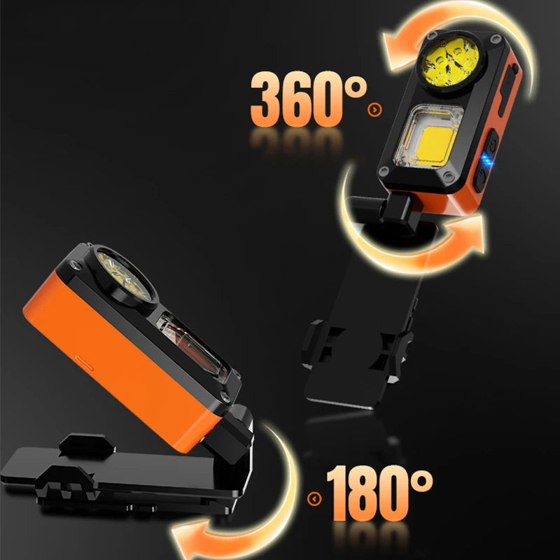 POCKETMAN Rechargeable LED Headlamp – 7 Modes, IPX4, USB-C