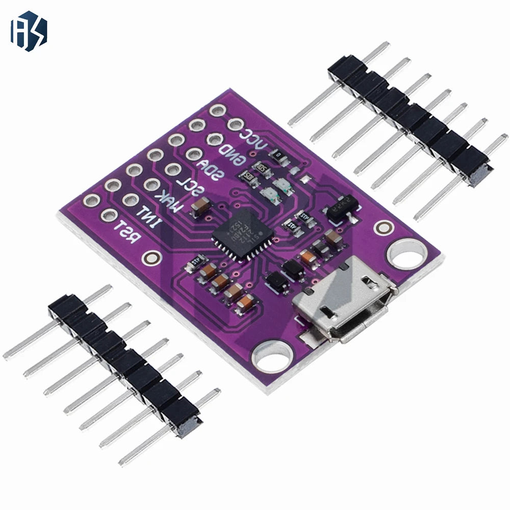 CP2112 Debug Board - USB to SMBus/I2C Communication Module 2.0, MicroUSB Evaluation Kit for CCS811 Sensor and Arduino Zpaxo