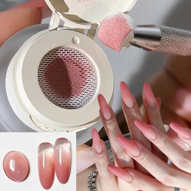 39 Colors Cushion Ombre Painting Nail Gel No Wipe Highly Saturated Gradient Patting Gel Nail Polish Ombre Blush UV Nail Polish Zpaxo