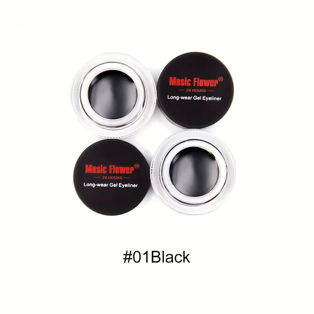 Rich Rendering Eyeliner Cream Smudge Proof Waterproof Easy Coloring Zpaxo 01
