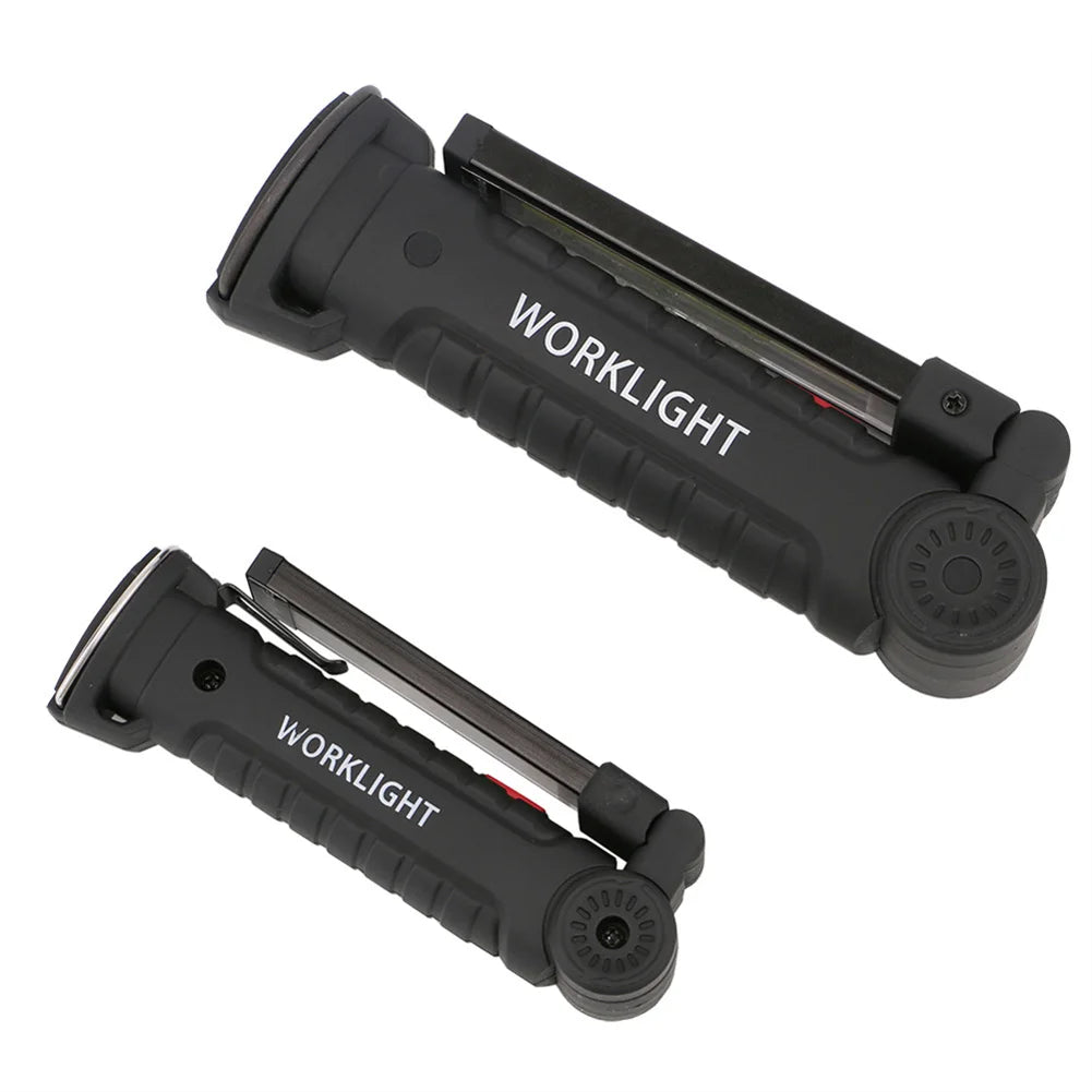 Portable COB LED Work Light USB Rechargeable Flashlight Inspection
