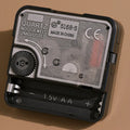 Quartz Clock Movement Replacement Black Battery Operated Silent